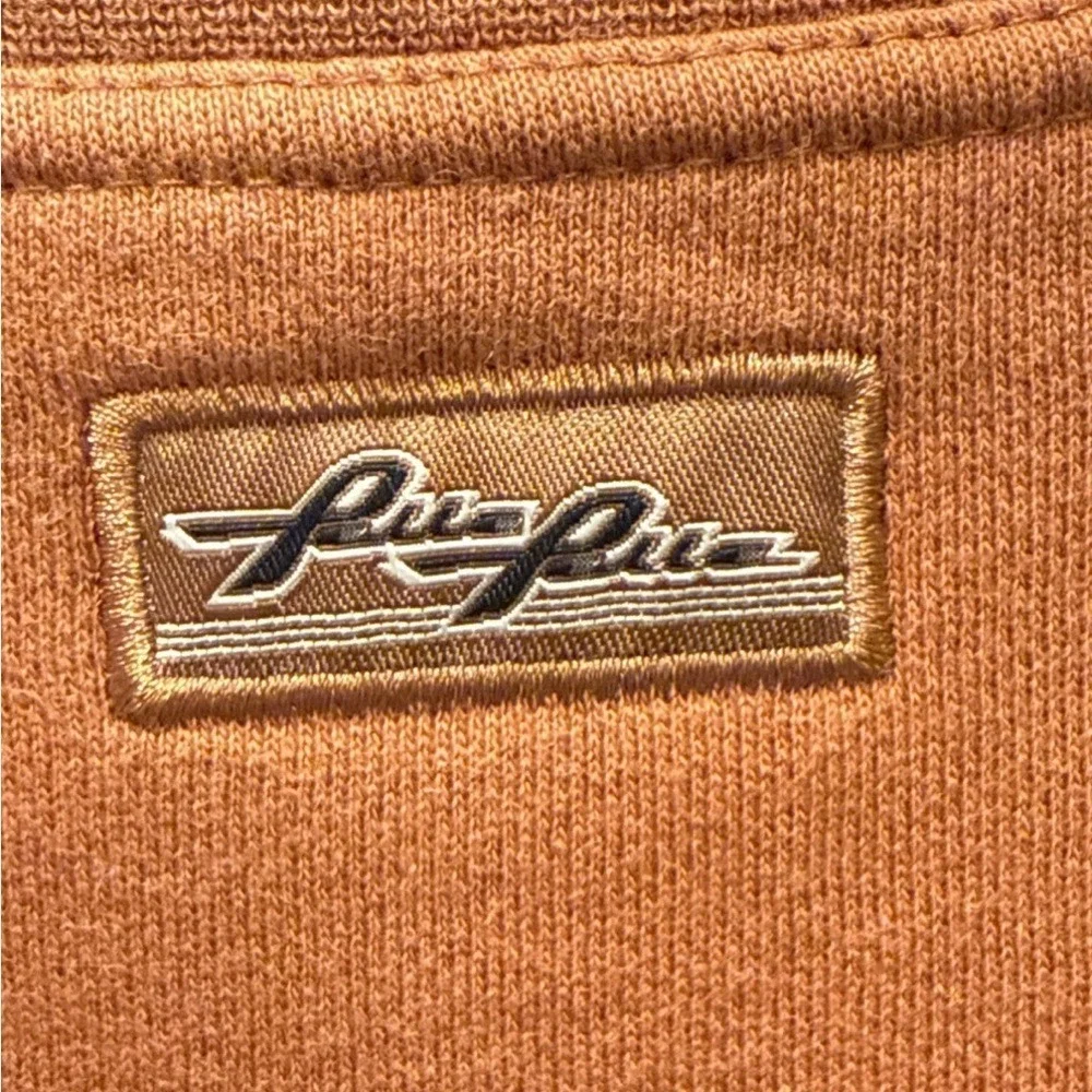 VTG Rare! Pelle  pelle oversized Orange Graphic Hoodie  Size XL See Description*